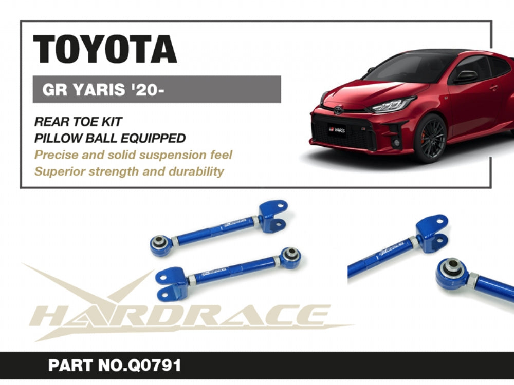 Hardrace Pillow Ball Rear Toe Kit Toyota GR Yaris 2020+/GR Corolla 2022+