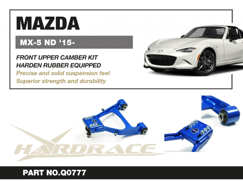 Hardrace Hardened Rubber Front Upper Camber Kit Mazda Miata / Mx-5 15