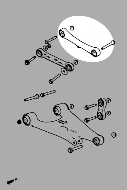 Hardrace Pillow Ball Rear Camber Kit Tesla Model S 2012-2020/Tesla Model X 2015-2020