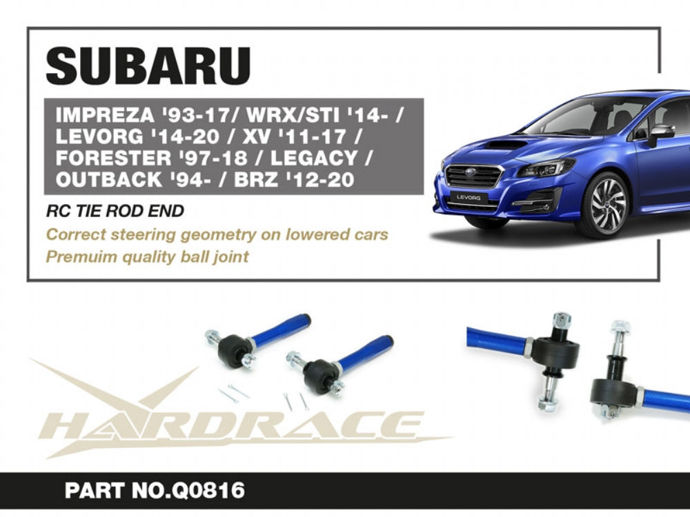 Hardrace Pillow Ball RC Tie Rod End for Rally Lifted Suspension Impreza 93-17 / WRX / STI 14-