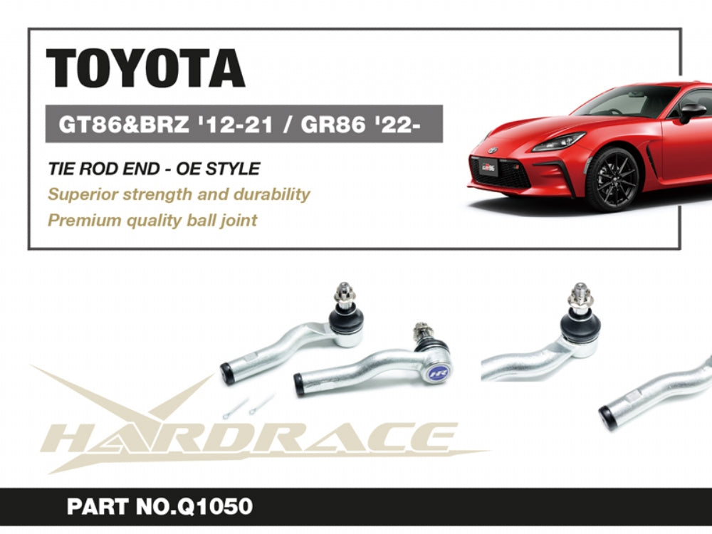 Hardrace Tie Rod End Toyota GT86 12-21 / GR86 22 / Subaru BRZ 12-21