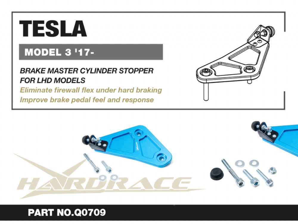 Hardrace Brake Master Cylinder Stopper LHD Tesla Model 3 2017+