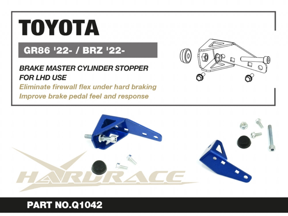 Hardrace Brake Master Cylinder Stopper LHD Toyota GR86 / Subaru BRZ 22
