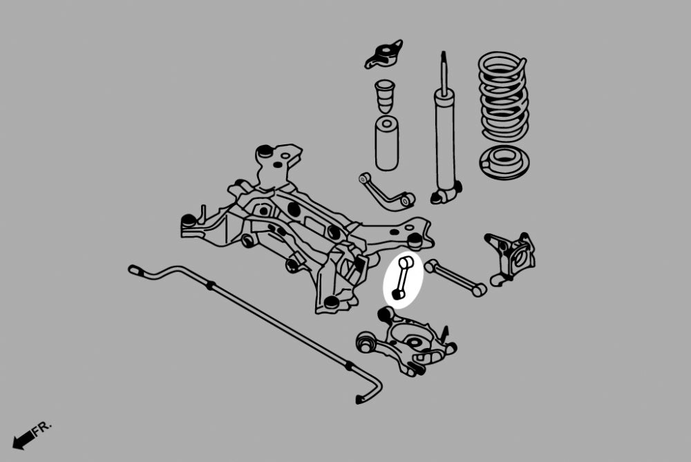 Hardrace Hardened Rubber Rear Lateral Link Ford Mondeo MK5 2014-2022