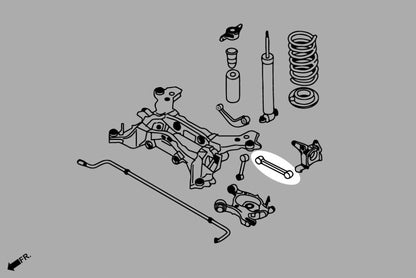 Hardrace Hardened Rubber Rear Toe Kit Ford Mondeo MK5 2014-2022