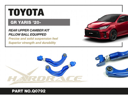 Hardrace Pillow Ball Rear Upper Camber Kit Toyota GR Yaris 2020+/GR Corolla 2022+