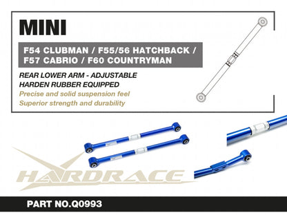 Hardrace Hardened Rubber Rear Lower Arm MINI F54/55/56/57/60/BMW F39/40/44/45/46/48 2014+
