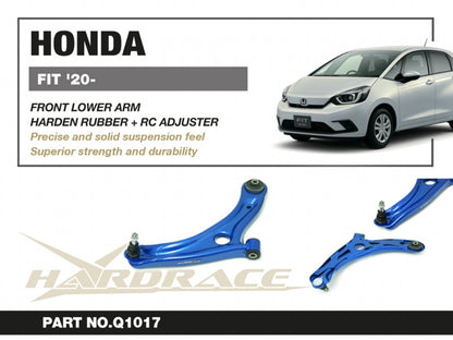 Hardrace Hardened Rubber Front Lower Arm with RC Ball Joint Honda Fit GR 2020+