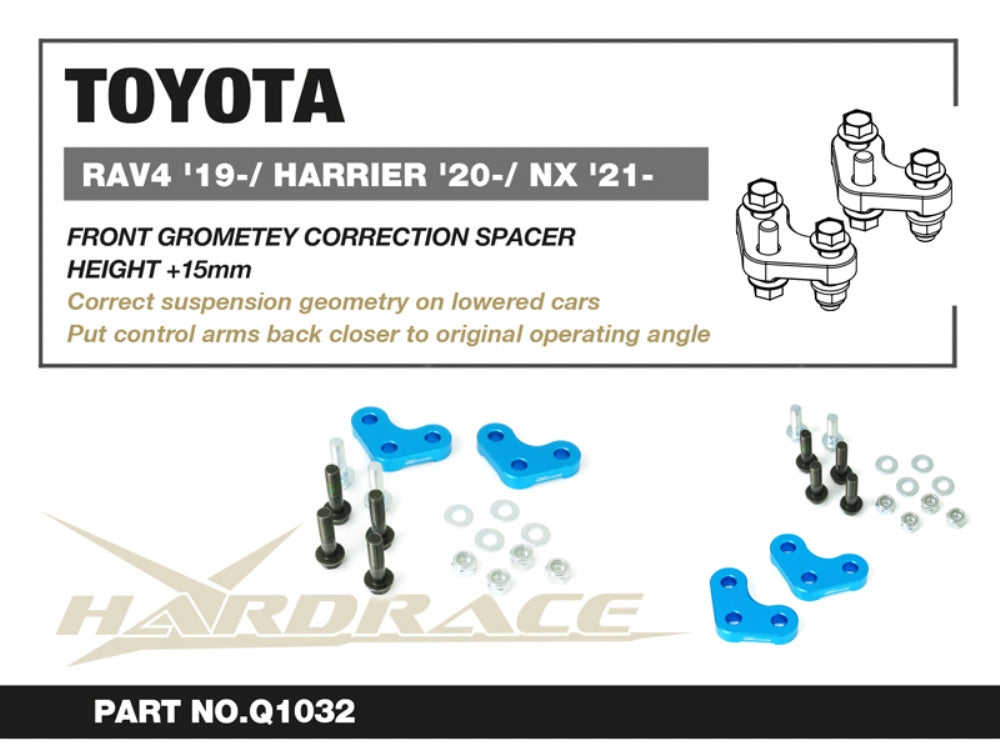 Hardrace Front Geometry Correction Spacer +15mm Toyota RAV4 19- / Harrier 20- / Crown Cross 22-