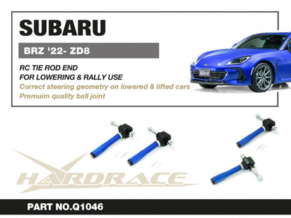 Hardrace Pillow Ball RC Tie Rod End Subaru BRZ 22- ZD8 / Rc