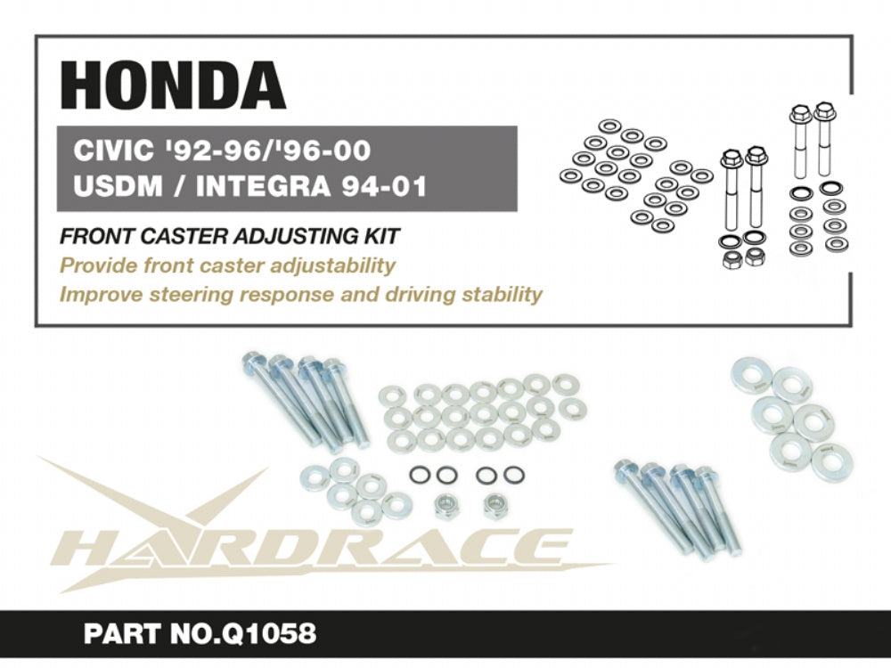 Hardrace Front Caster Adjusting Kit Civic 1992-1996/1996-2000 USDM/Acura Integra 1994-2001