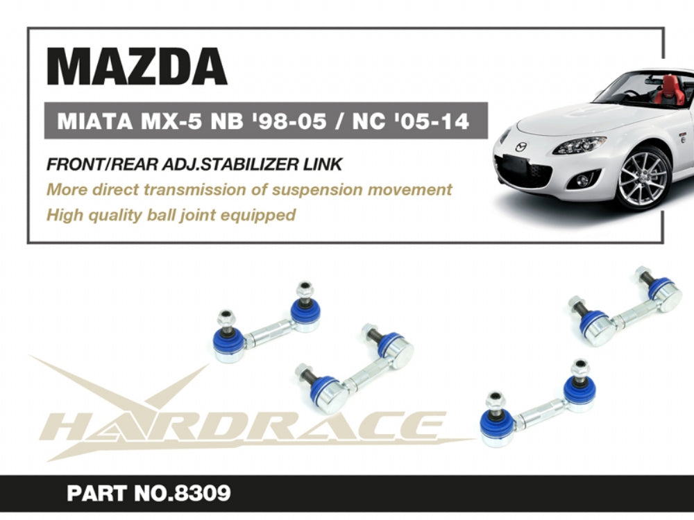Hardrace Front Mazda Miata Nb 98-05 Front&rear / Nc 05-14 Front / Adj.