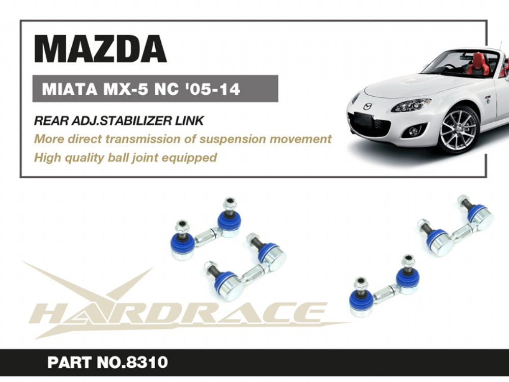 Hardrace Rear Adjustable Stabilizer Link Mazda Miata NC 05-14