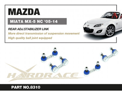Hardrace Rear Adjustable Stabilizer Link Mazda Miata NC 05-14