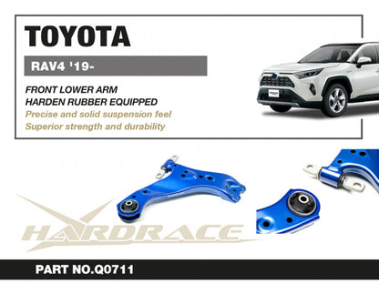 Hardrace Hardened Rubber Front Lower Arm Toyota RAV4 19- / Harrier 20- / Lexus NX 21