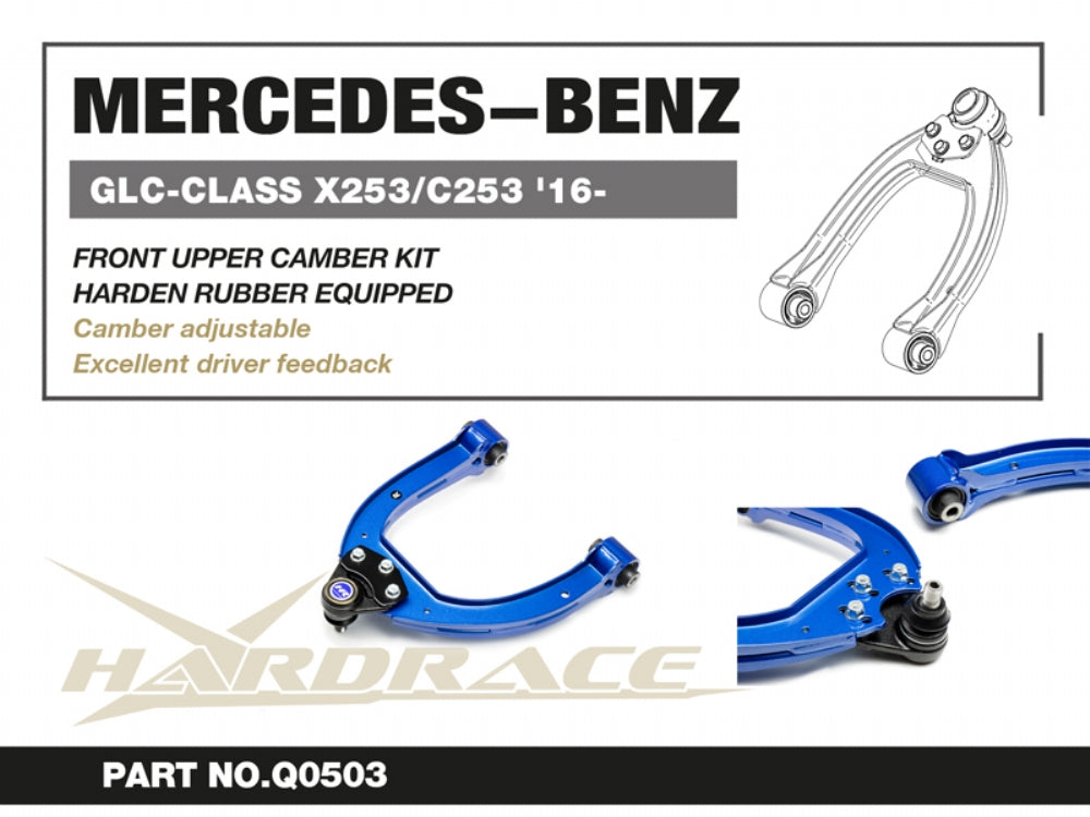 Hardrace Hardened Rubber Front Upper Camber Kit M.benz Glc-class X253 / C-class W205 / E-class W213