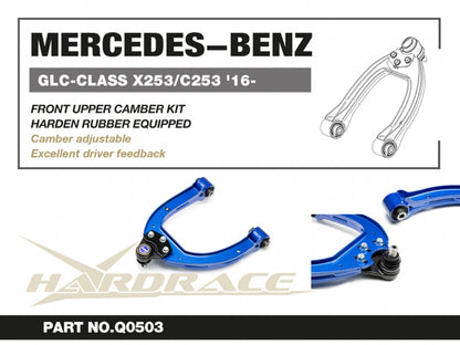 Hardrace Hardened Rubber Front Upper Camber Kit M.benz Glc-class X253 / C-class W205 / E-class W213