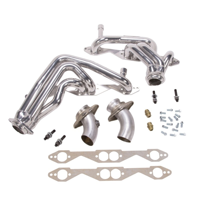 BBK 93-96 Impala SS Shorty Tuned Length Exhaust Headers 1-5/8in Silver Ceramic (15950)