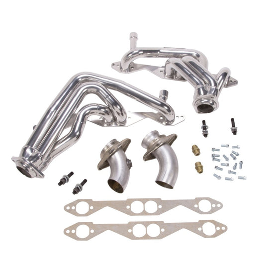 BBK 93-96 Impala SS Shorty Tuned Length Exhaust Headers 1-5/8in Silver Ceramic (15950)