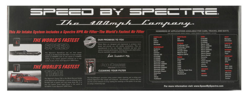 Spectre 05-10 Chrysler 300C V8-5.7/6.1L F/I Air Intake Kit | Chrysler 300C (9935)