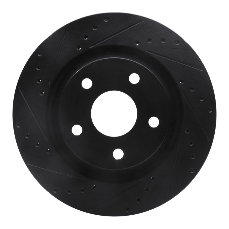 DFC D&S Black Brake Rotor (FRONT LEFT): Jeep Wrangler (12-18)