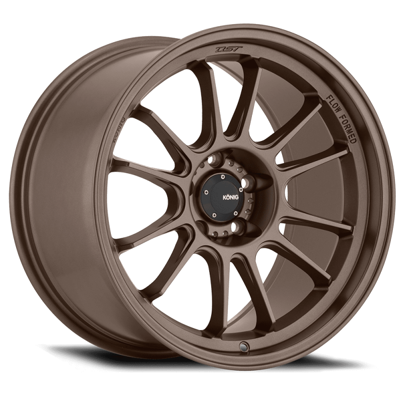 (set of 4) Konig Hypergram Race Bronze | 17x10" +43mm | 4x100mm Wheels