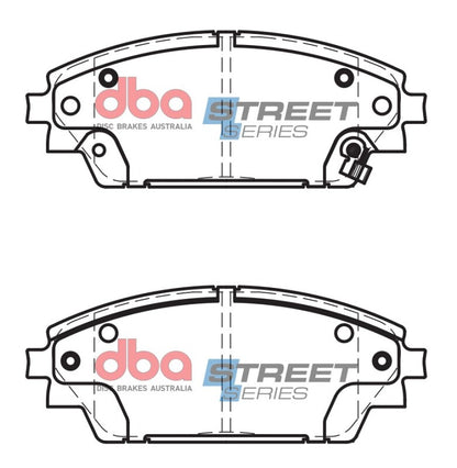 DBA Front Street Series Brake Pads | Mazda 3 (14-16) (DB2330SS)