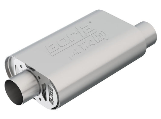 Borla CrateMuffler SBC 3in Offset/Center Oval | SBC 350/383 (400844)