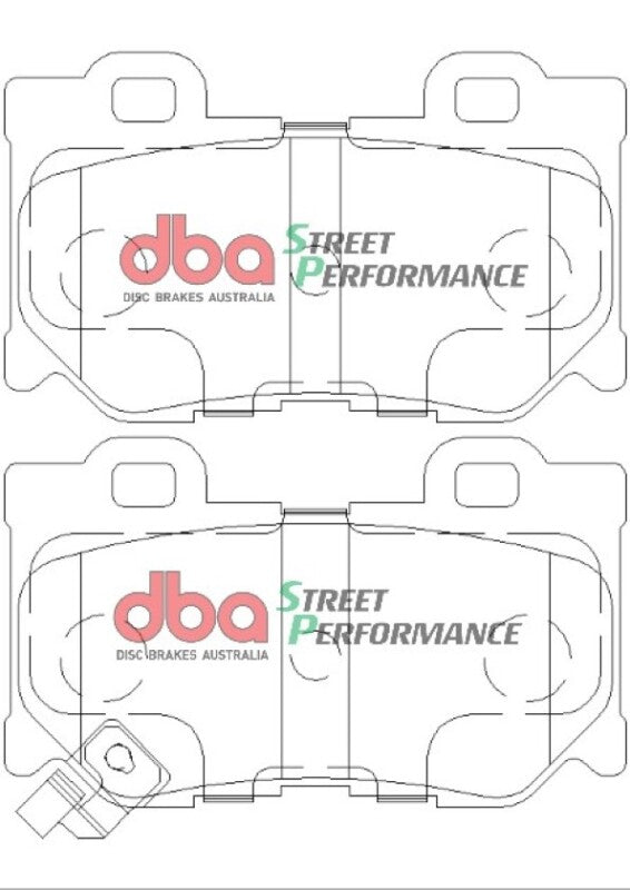 DBA Rear Street Performance Brake Pads | Infiniti G37 (08-13) (DB2401SP)