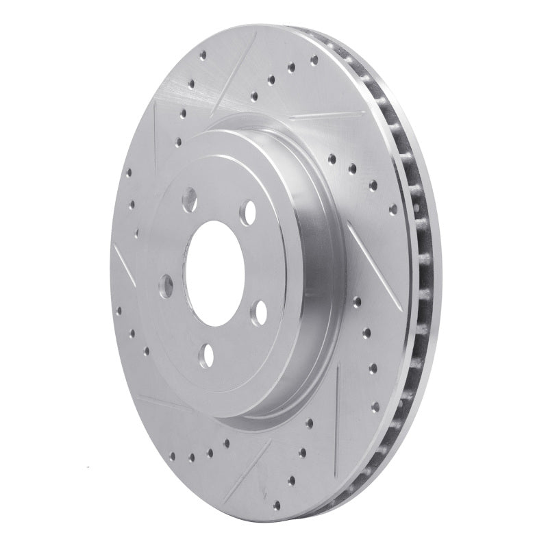 DFC Front Left D&S Silver Brake Rotor: Chrysler 300 (05-23)