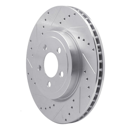 DFC Front Left D&S Silver Brake Rotor: Chrysler 300 (05-23)