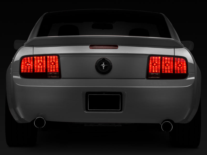 Raxiom 05-09 Ford Mustang Smoked Tail Lights Blk Housing (49066)