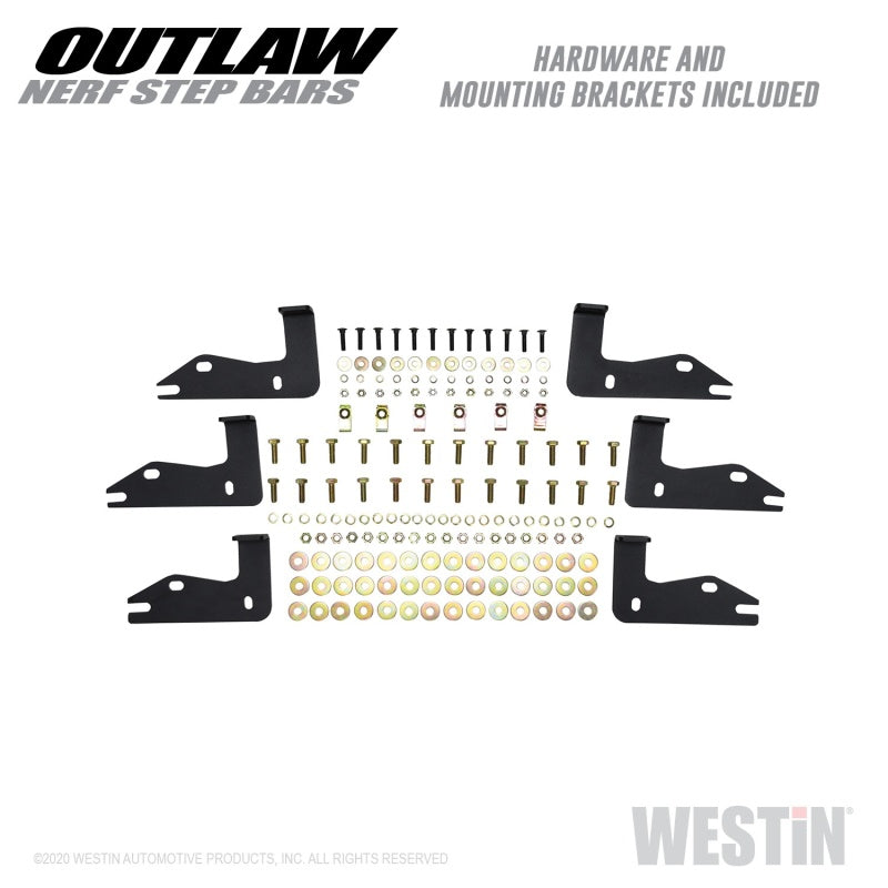 Westin 58-54165 Outlaw Nerf Step Bar For 2020-2023 Jeep Gladiator