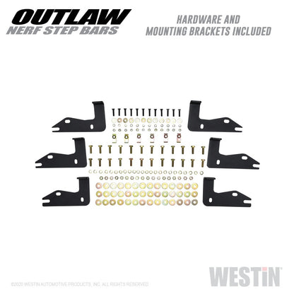 Westin 58-54165 Outlaw Nerf Step Bar For 2020-2023 Jeep Gladiator