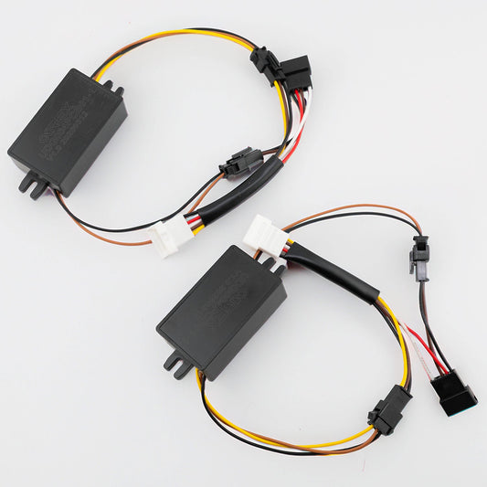 AlphaRex 21-23 Ford F150 (with BLIS) AlphaRex LUXX-Series Tail lights Converters for Stock Tail Lights with Amber Turn Signal