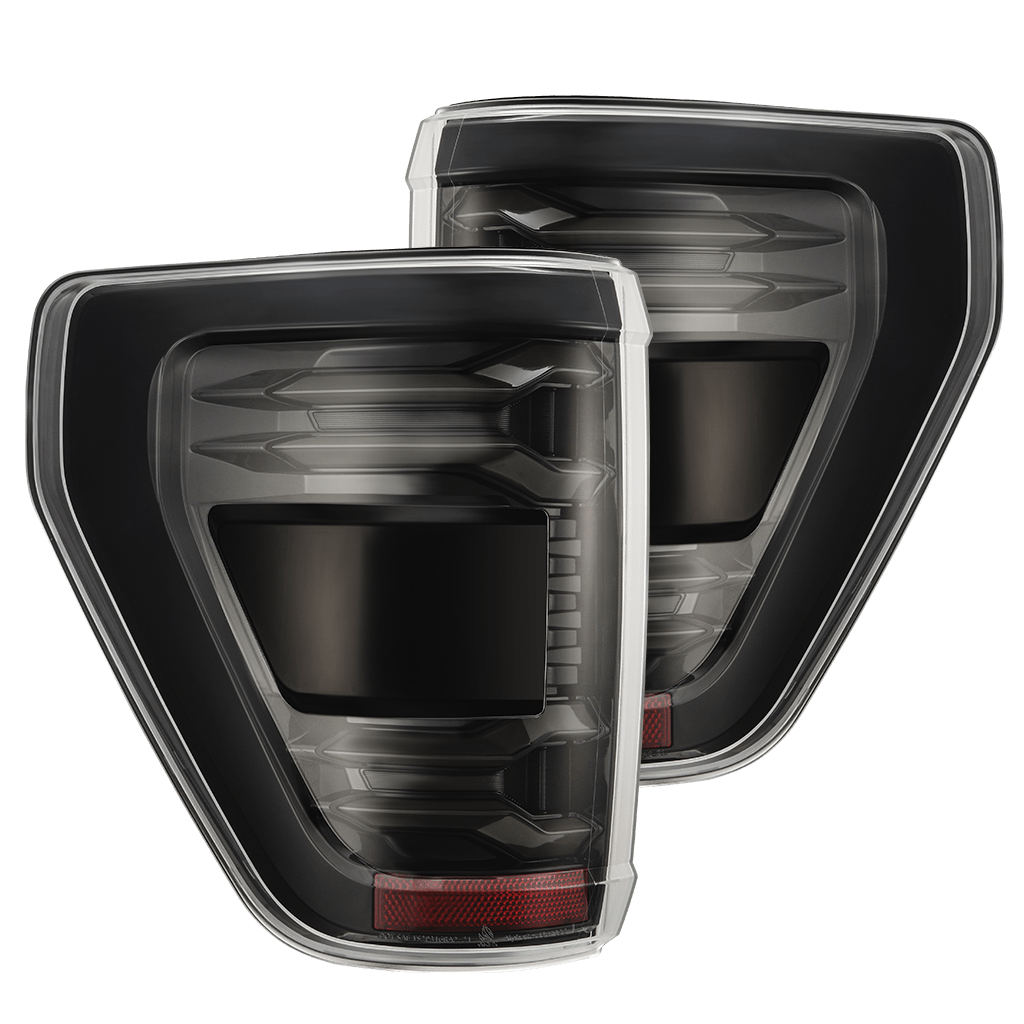AlphaRex LUXX LED Taillights | Ford F-150 21-26 (653060) (Black w/ BLIS)