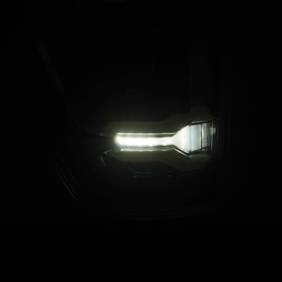 AlphaRex LUXX LED Taillights | Ford F-150 21-26 (653060) (Black w/ BLIS)
