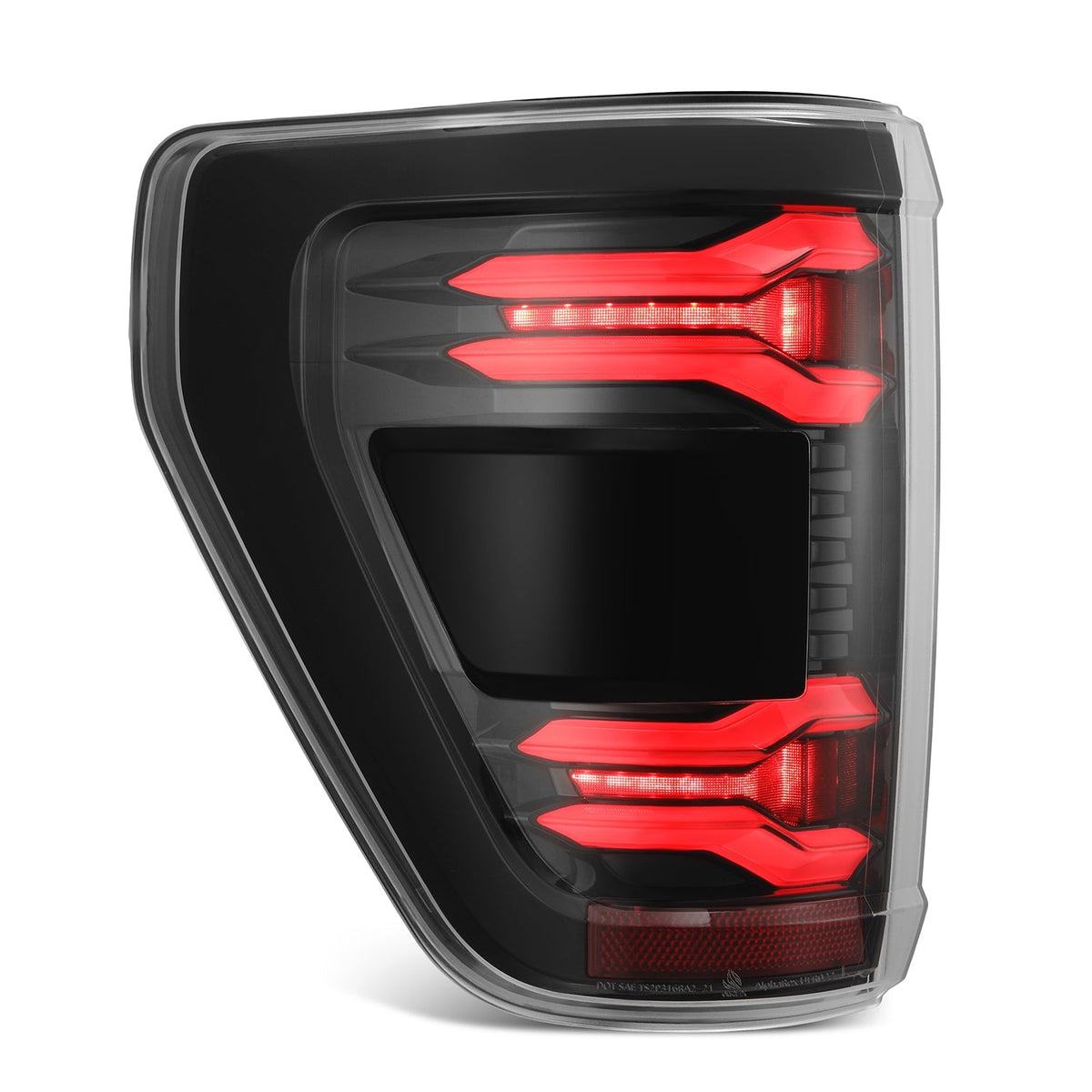 AlphaRex LUXX LED Taillights | Ford F-150 21-26 (653060) (Black w/ BLIS)