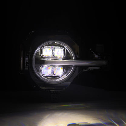 AlphaRex 21-25 Ford Bronco / 22-25 Bronco Raptor NOVA-Series LED Projector Headlights Black