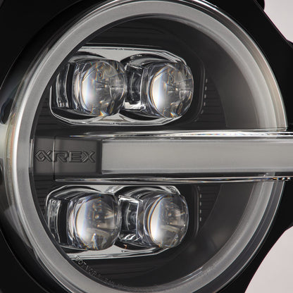 AlphaRex 21-25 Ford Bronco / 22-25 Bronco Raptor NOVA-Series LED Projector Headlights Black