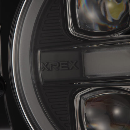 AlphaRex 21-25 Ford Bronco / 22-25 Bronco Raptor NOVA-Series LED Projector Headlights Black