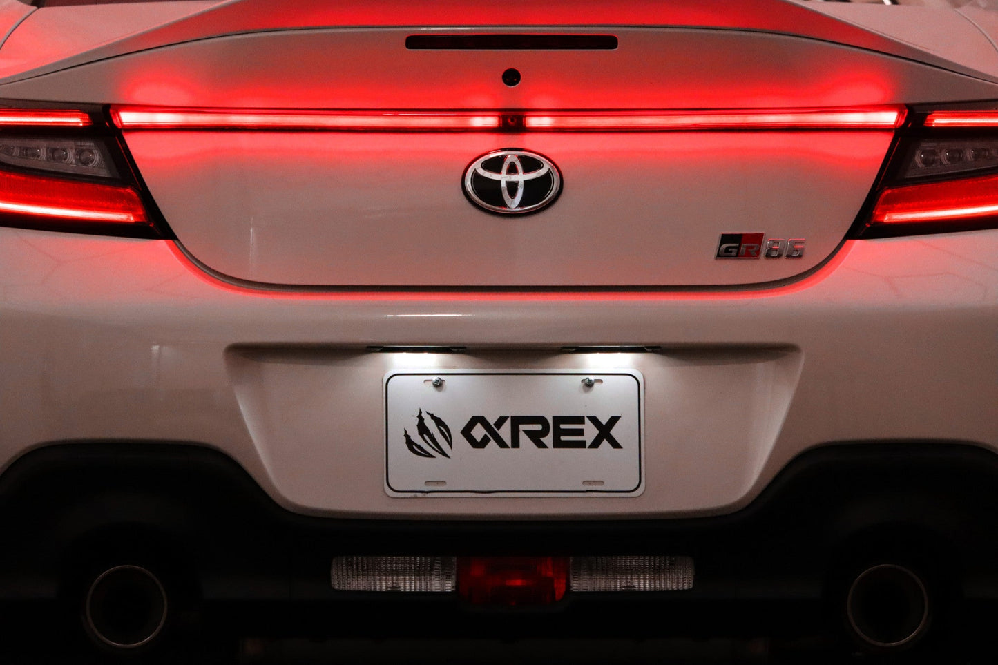 AlphaRex 21-25 Toyota GR86/Subaru BRZ LUXX-Series LED Trunk Light Vivid Red
