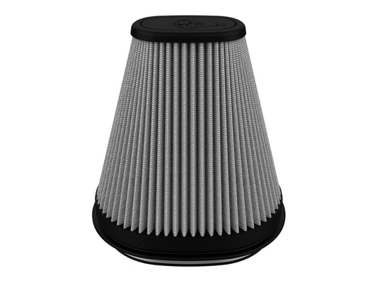 aFe Magnum FLOW Air Filter Pro DRY S (7-3/4x5-3/4in) F x (9x7in) B x (6x2-3/4in) T x (9-1/2in) H