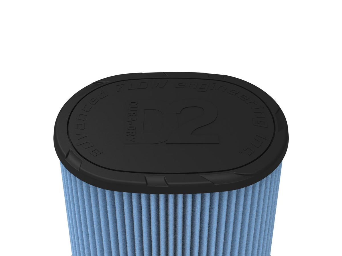 aFe Momentum Intake Replacement Filter w D2 Dura-Dry Media 5in F X (9x7)in B X (7-1/4x5)in T X 9in H