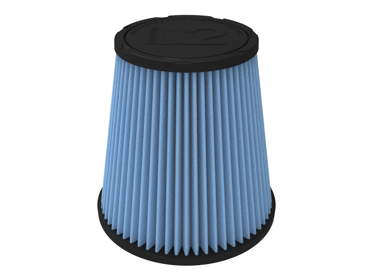 aFe Magnum FORCE Intake Replacement Air Filter w/ D2 Dura-Dry Media 3-1/2in Fx8in Bx5-1/2in Tx8in H