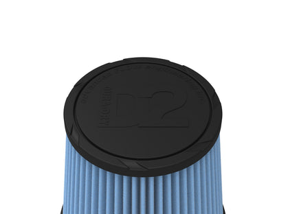 aFe Magnum FORCE Intake Replacement Air Filter w/ D2 Dura-Dry Media 3-1/2in Fx8in Bx5-1/2in Tx8in H