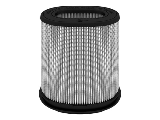aFe Magnum FLOW Pro DRY S Air Filter 6.75x4.75 Flange 8.25x6.25 Base (Mt2) 7.25x5 Top 8.5 Height