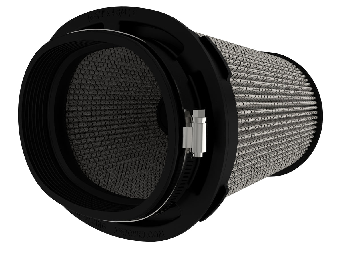 aFe Momentum Intake Rplcmnt Air Filter (6-3/4x4-3/4)IN F x (8-1/4x6-1/4)IN B x (7-1/4x5)IN T x 7IN H