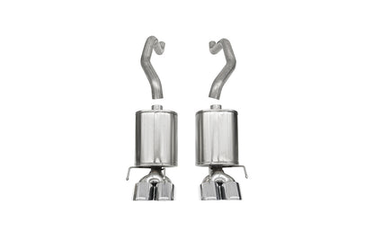 CORSA Xtreme, Sport / 2.5 in Axle-Back 4.5 in Twin Tips | 2009-2013 Corvette C6 (21012, 21011)