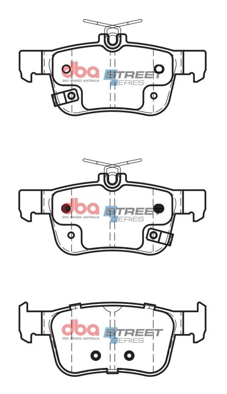 DBA Rear Street Series Brake Pads | Honda Civic Si (17-21) (DB2429SS)